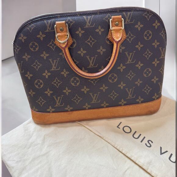 Louis Vuitton LV Monogram Alma Bag Authentic w/ Certificate - Picture 10 of 12